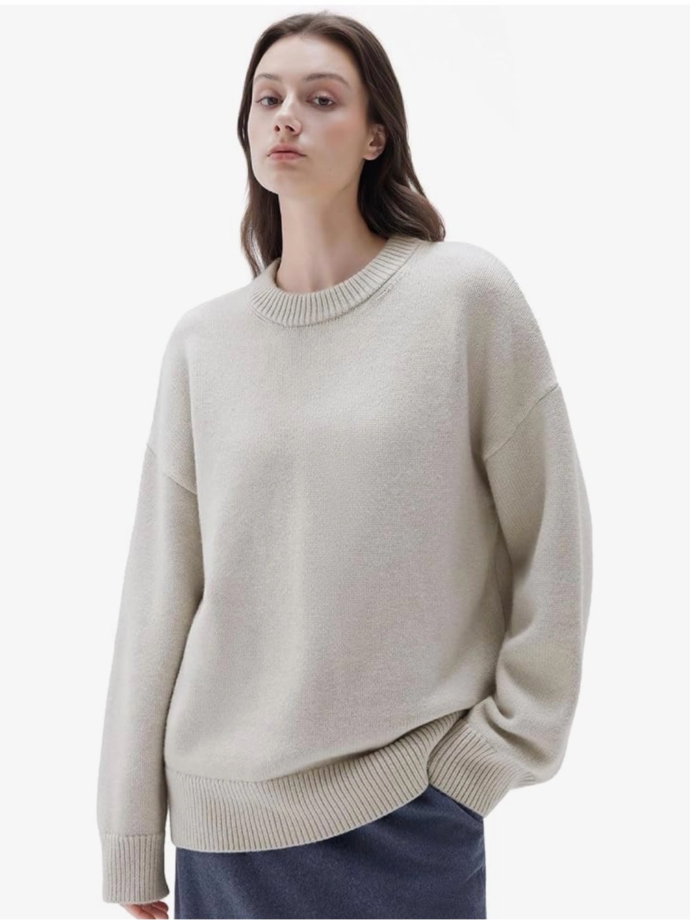 SUUKSESS Women Cashmere Blend Oversized Sweaters Pullover Tops M nwot